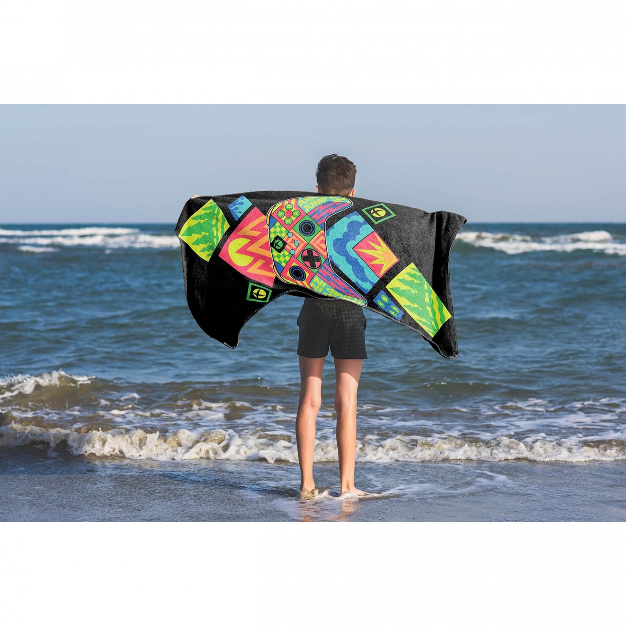 Xbox Geomental Controller Beach Towel